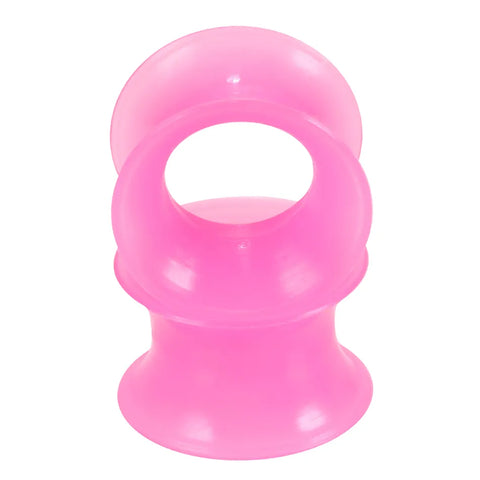 2Pcs Silicone Ear Plugs and Tunnels Ear Piercings Earlets Screwed Earring Expander Ear Gauges Body Jewelry Piercings