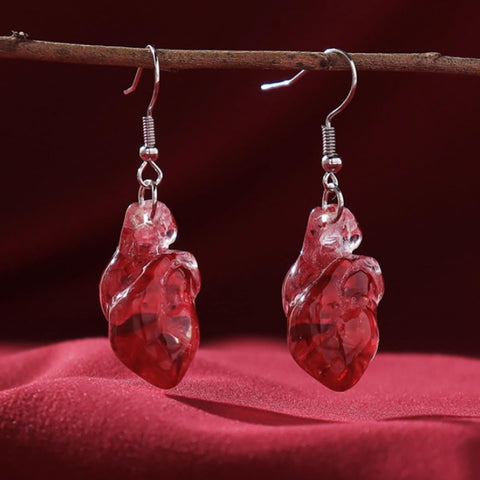 Gothic Geometric Resin Polishing Women's Rings Earrings Necklace