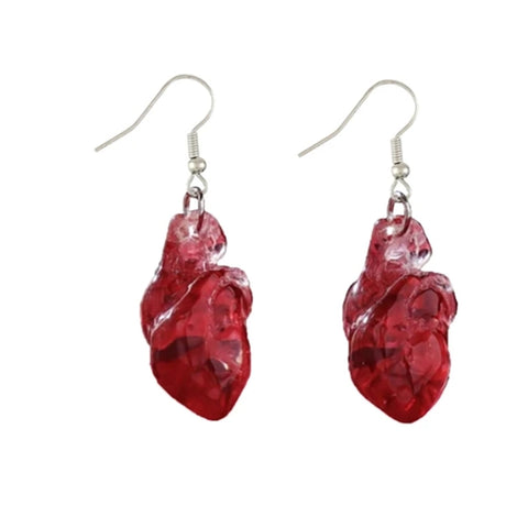 Gothic Geometric Resin Polishing Women's Rings Earrings Necklace