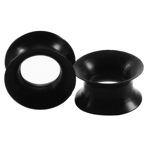 20Pcs/Lot Silicone Flexible Ear Flesh Tunnel Solft Gauge Plugs Piercing Stretcher Expander Hollow Ear Skin Earrings Body Jewelry