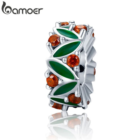 bamoer 925 Sterling Silver Jewelry Christmas Collection Charm Gifts for Women Girl DIY Jewelry fit Original Bracelet Bangle