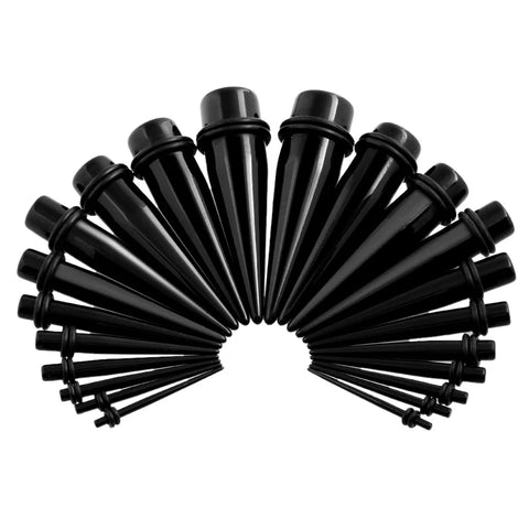 2Pcs/lot Acrylic Spiral Taper Flesh Tunnel Ear Stretcher Expander Stretching Plug Body Piercing Jewelry Ear Expanders