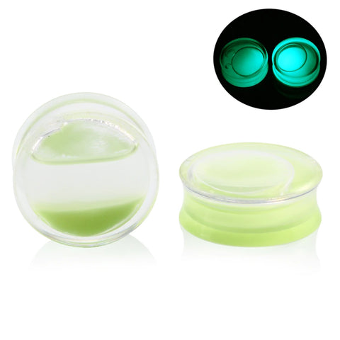 2Pcs Acrylic Ear Plugs and Tunnels Expander Tunel Piercing Flexible Ear Gauges Earring for Women Body Jewelry Piercing Stretcher