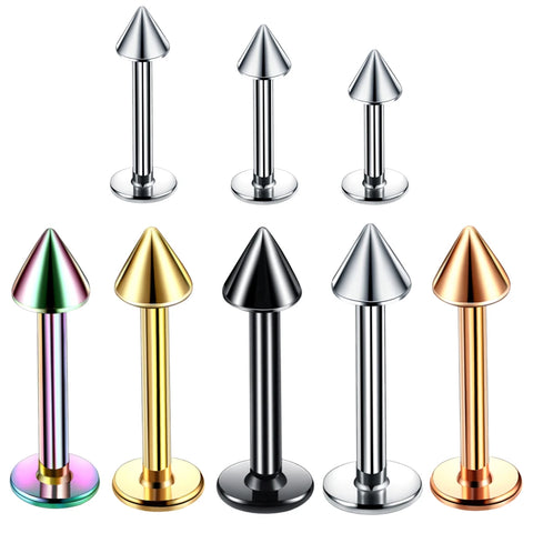 1PC Steel Fashion Nose Hoop Ring 5 Color Labret Tongue Nose Ring Ear Piercing Ear Cartilage Tragus Nipple Ring Body Jewelry