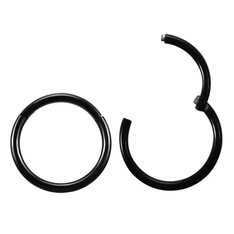 2Pcs/lot G23 Titanium Thin Fake Nose Ring Septum Helix Nostril Piercing Labret Lip Fake Piercing Cartilage Fake Earrings Hoop