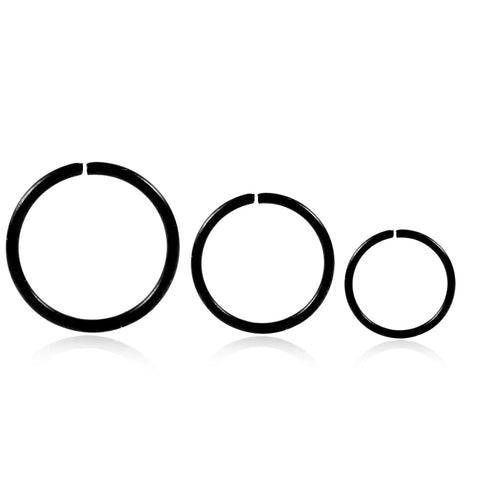 1Pc Steel Seamless Hinged Segment Clicker Rings Piercing Nose Hoop Lip Ear Piercing Cartilage Tragus Nose Rings Sexy Jewelry