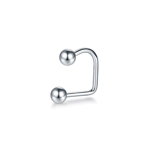 1Pc Stainless Steel Sexy Lip Ring Ear Labret Stud Punk Style Lippy Loop Lip Monroe Labret Ring Body Piercing Jewelry