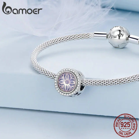 Bamoer 925 Sterling Silver Butterfly Charms Angel Pendant fit for DIY Making Bracelet & Bangle Fine Jewelry Glass Stone Beads